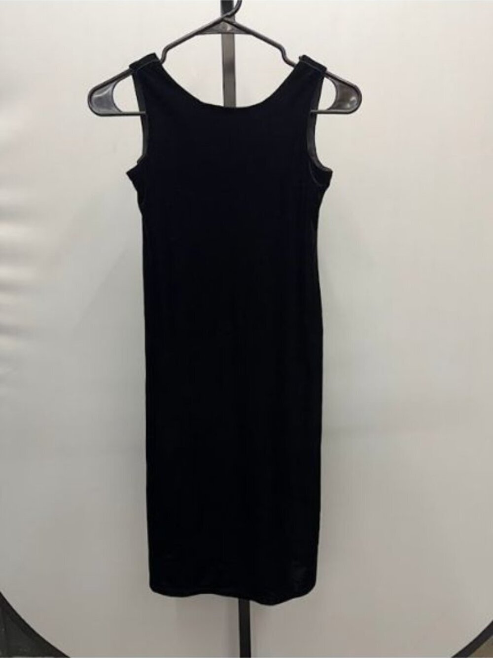 Amy Byer California Vintage Black Velvet Sleeveless Dress